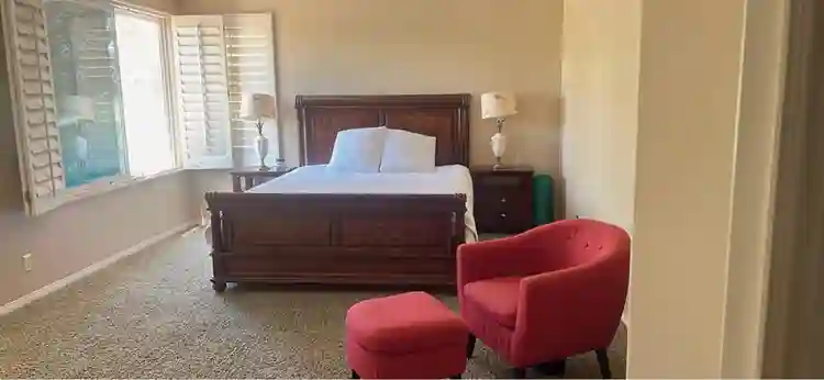 Room with private bathroom