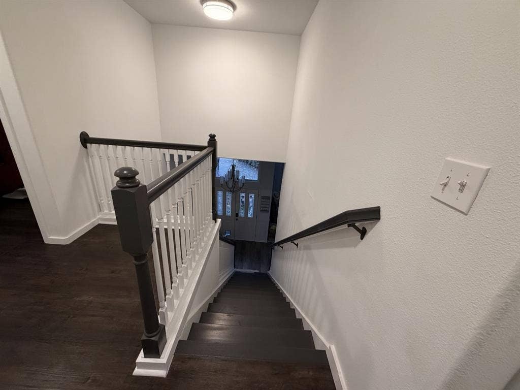 Master bedroom with walk-in closet