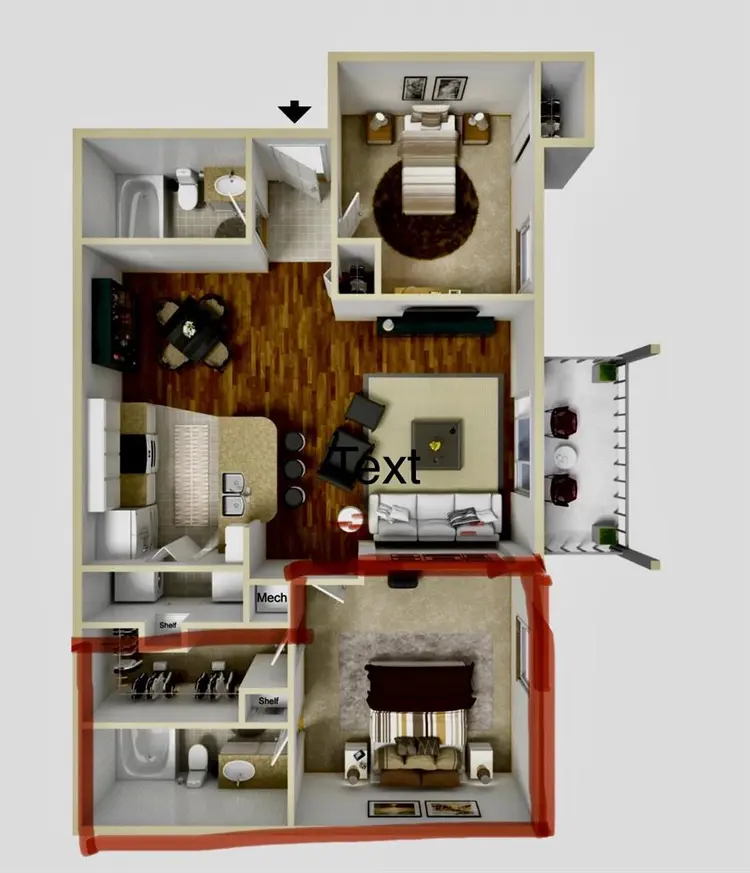 Master BR w/en suite bathroom