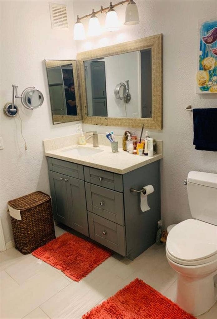 Bedroom and private bathroom