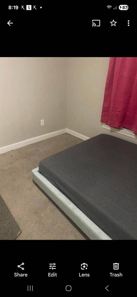 A room available with a bathroom