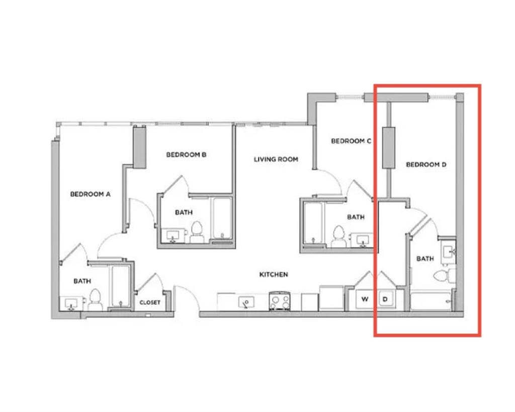 MASTER BEDROOM IN U DISTRICT