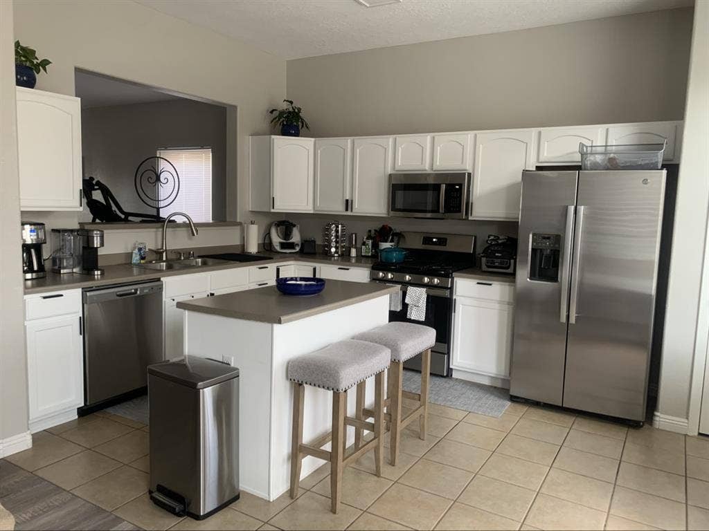 Furnished bedroom /private bath