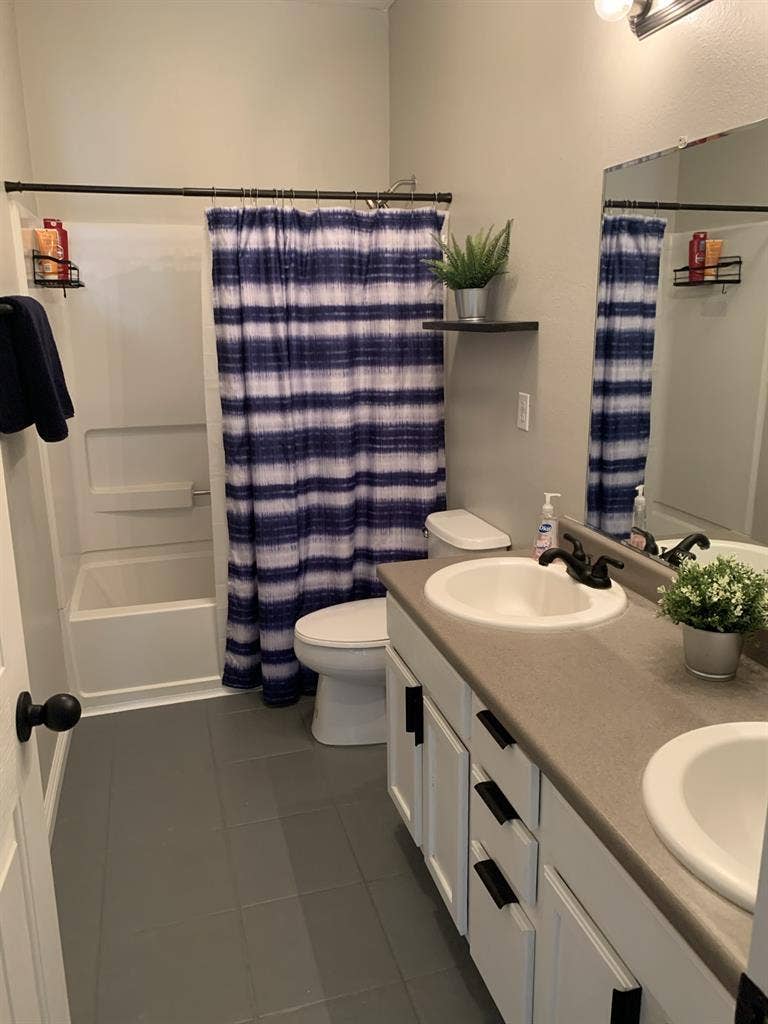 Furnished bedroom /private bath