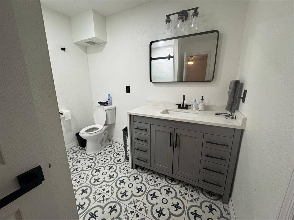 Bedroom with private bathroom