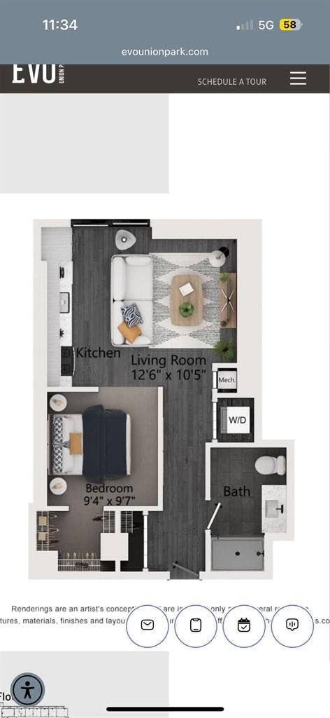 Convertible apartment in west loop