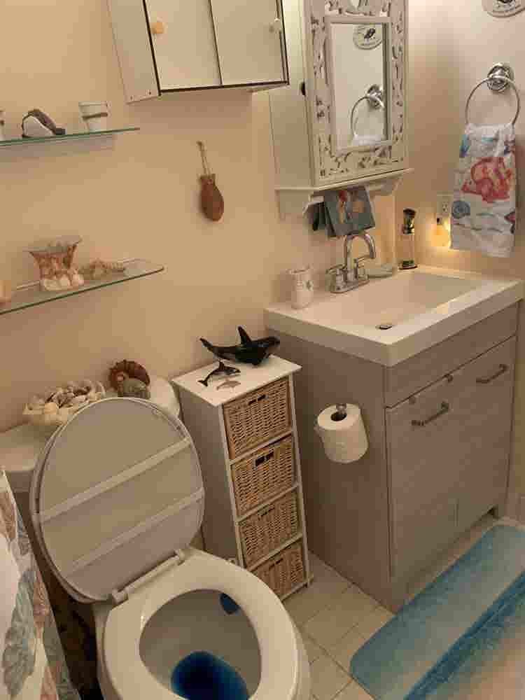 Furnished room w/fridge & bathroom