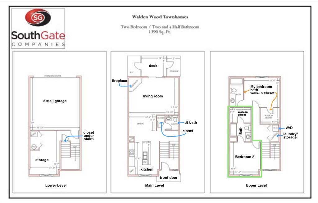 bedroom - private bathroom & closet
