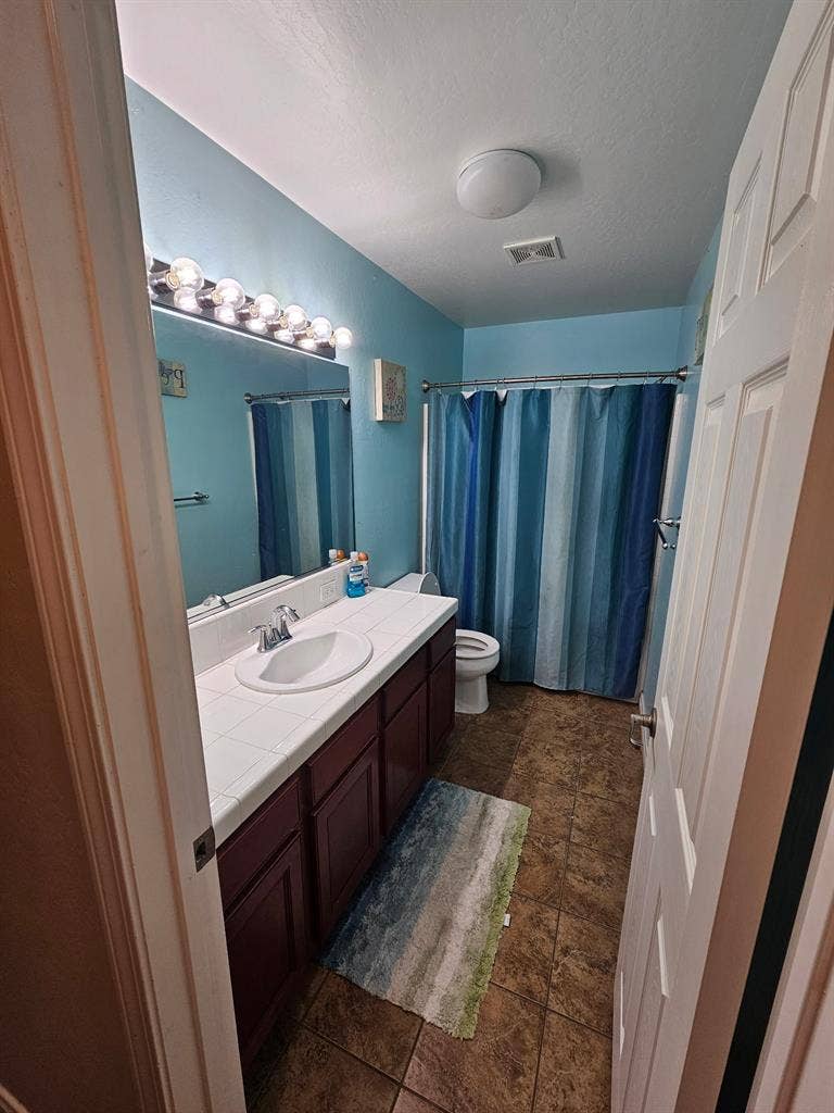 Bedroom and a private TV Room