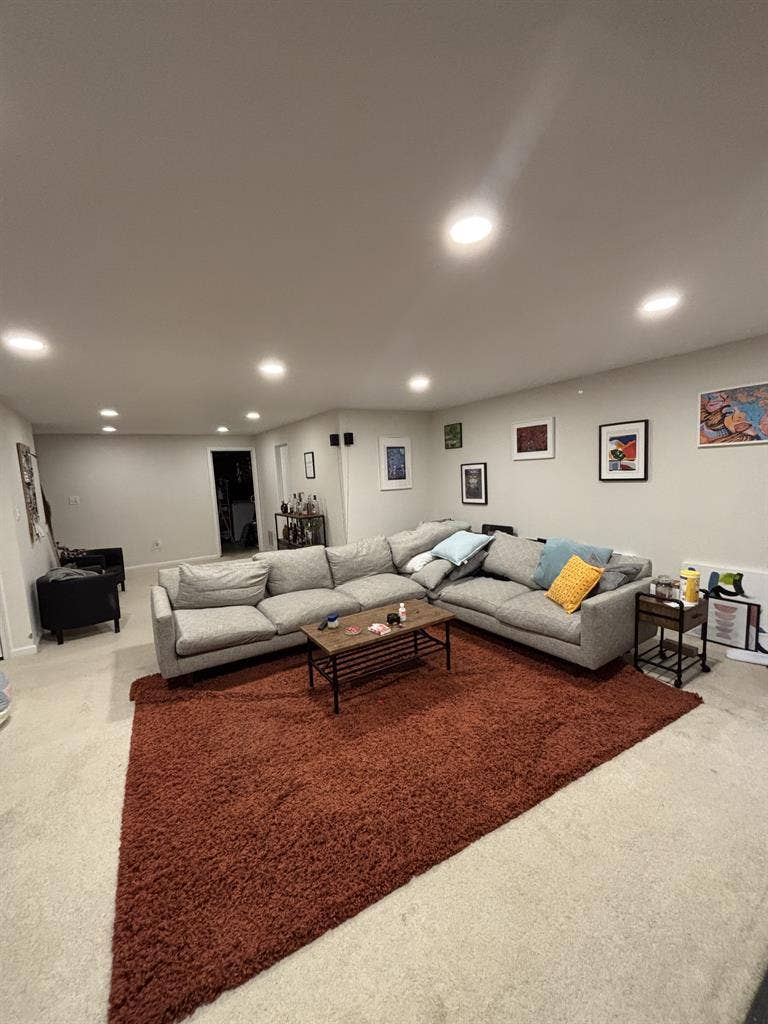 Basement + Full Bath For Rent
