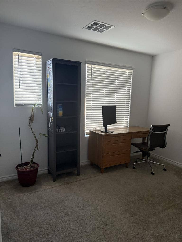 Single room with shared bathroom