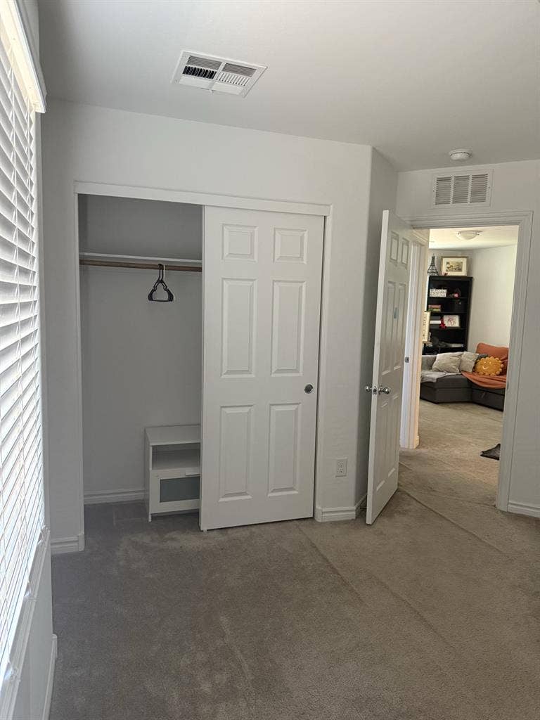 Single room with shared bathroom