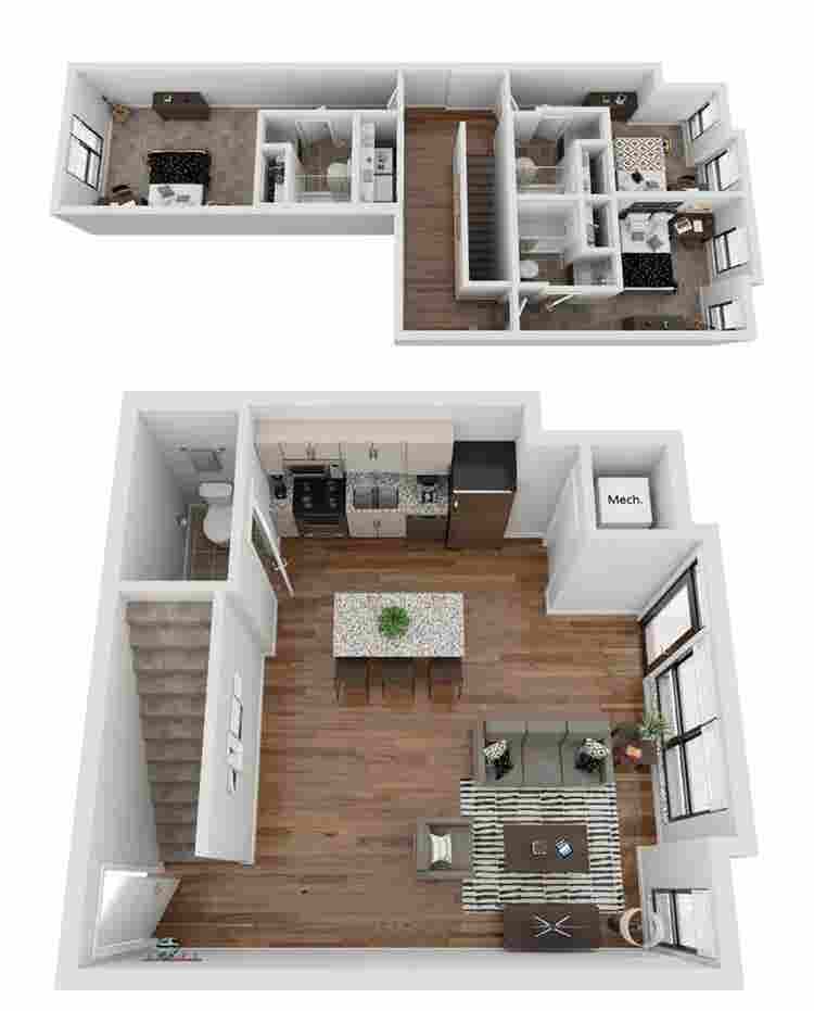 2 Bedroom units available