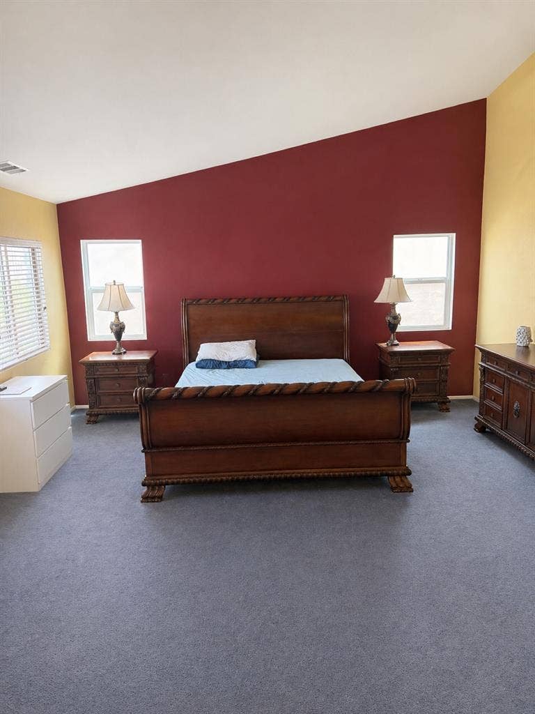 Luxe Furnished Master Bed