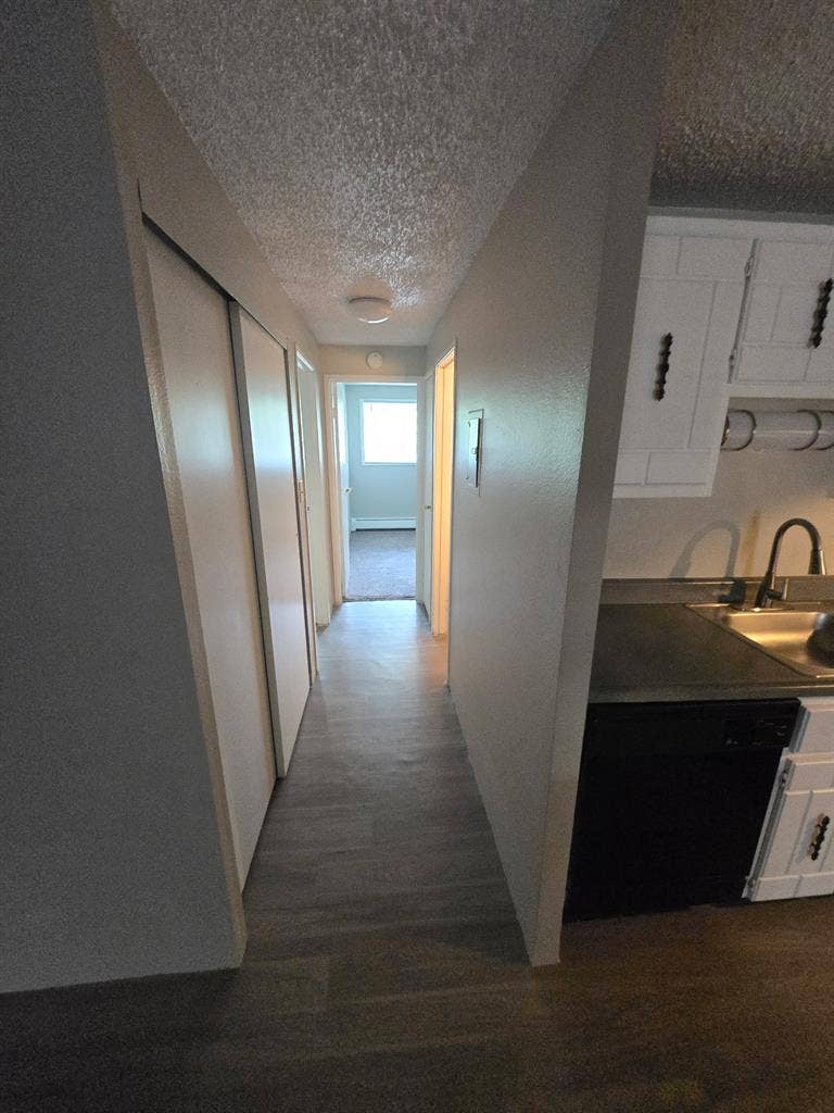 Private bedroom with a shared bath