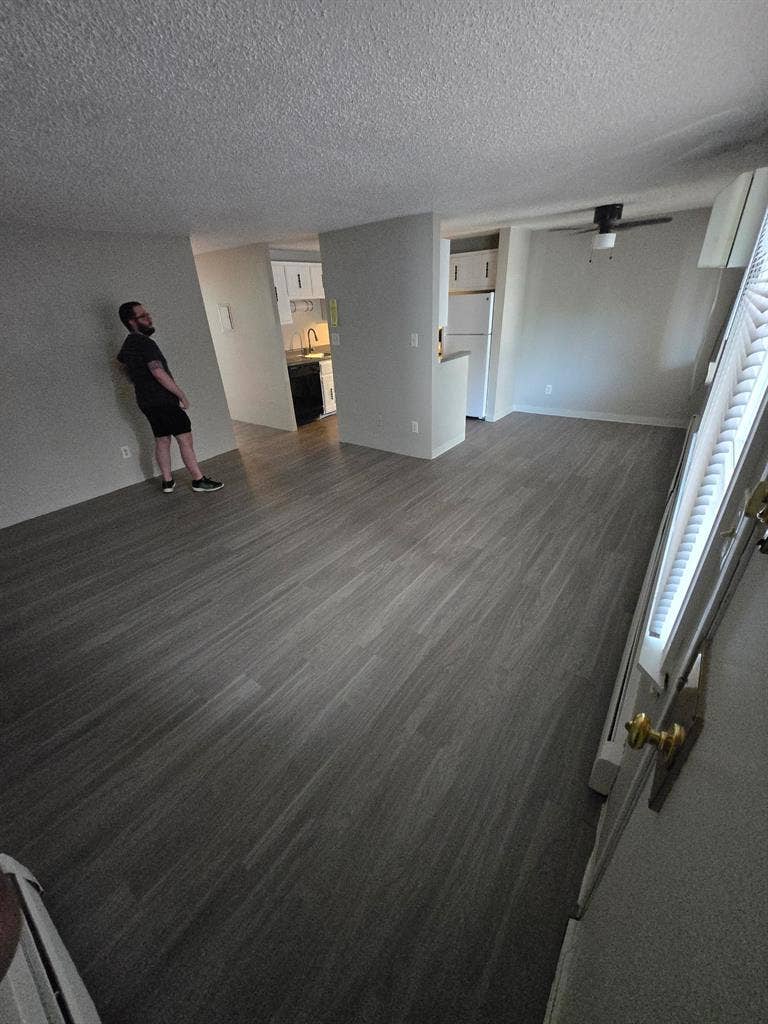 Private bedroom with a shared bath