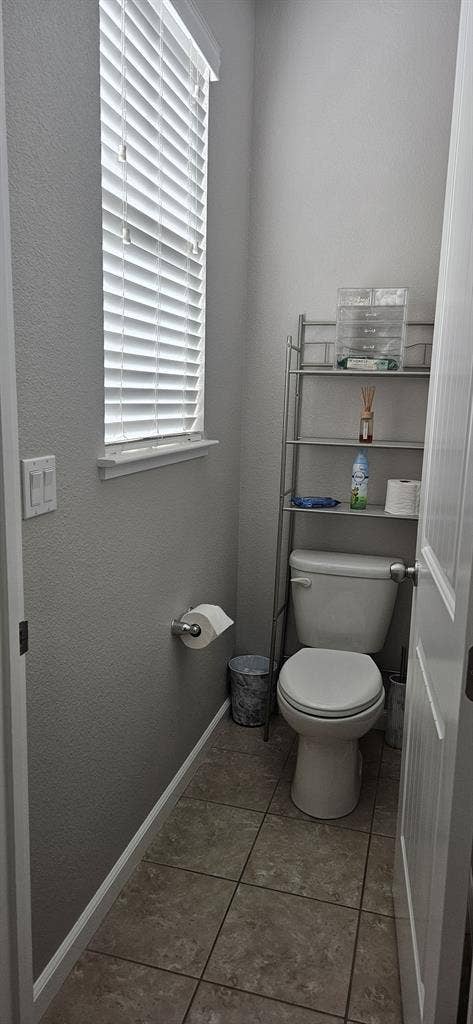 Room with bathroom in the house