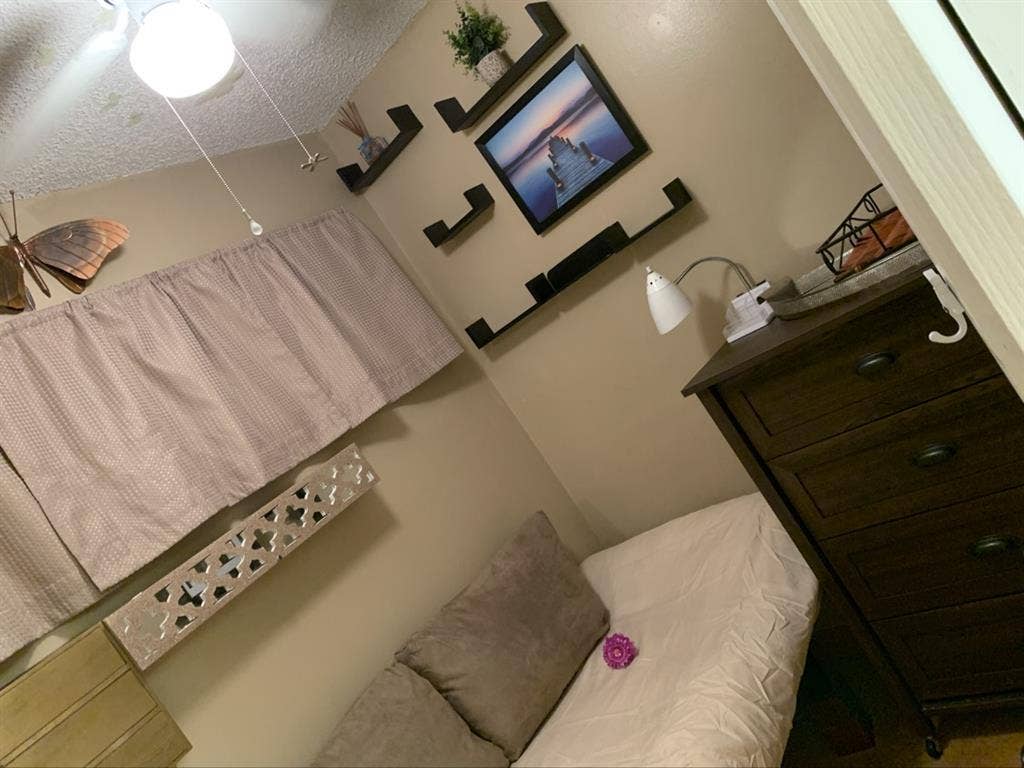 RENTED! 
Small, cozy furnished room