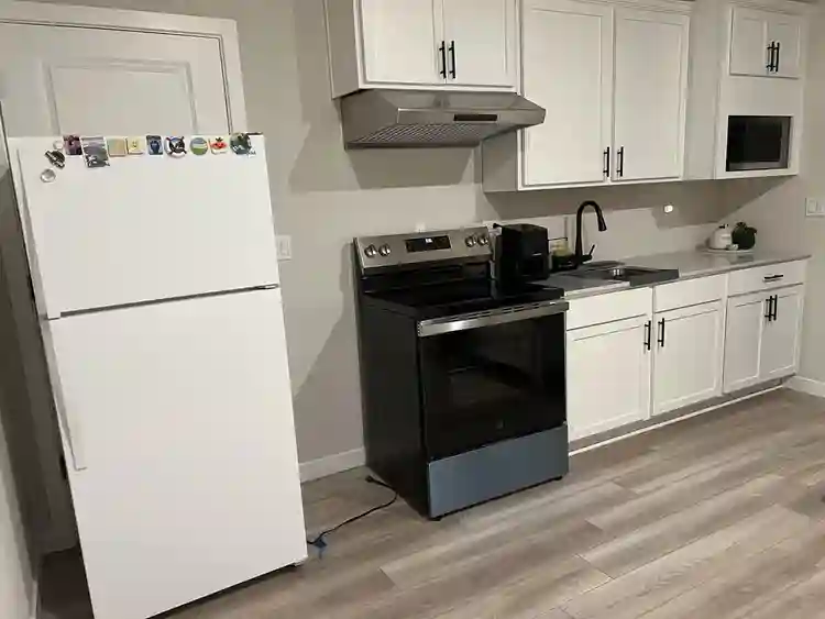 Furnished one bedroom unit