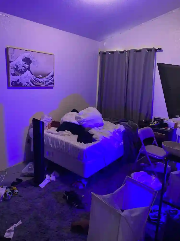 Room for rent with guest bathroom.