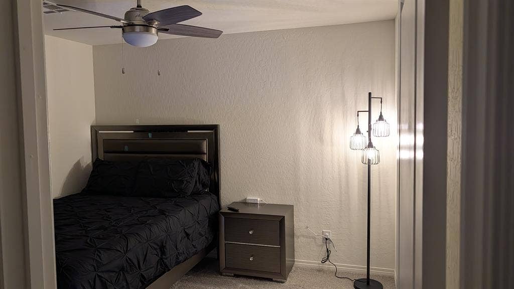 Beautiful furnished bedroom.