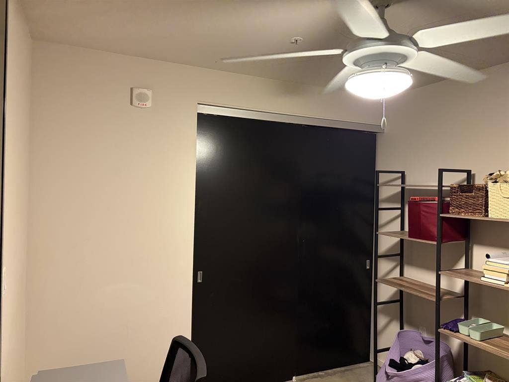 1 private bedroom, shared bathroom