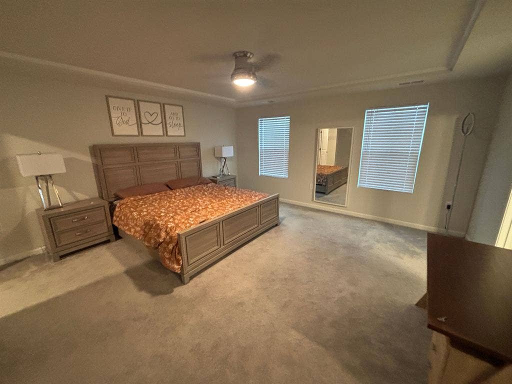 Master bedroom -attached bathroom