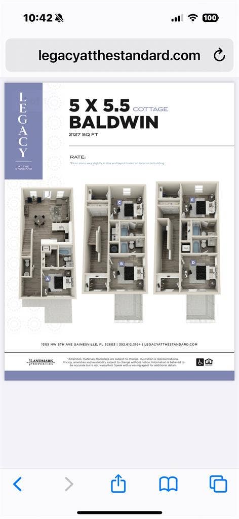 Private bedroom and bathroom