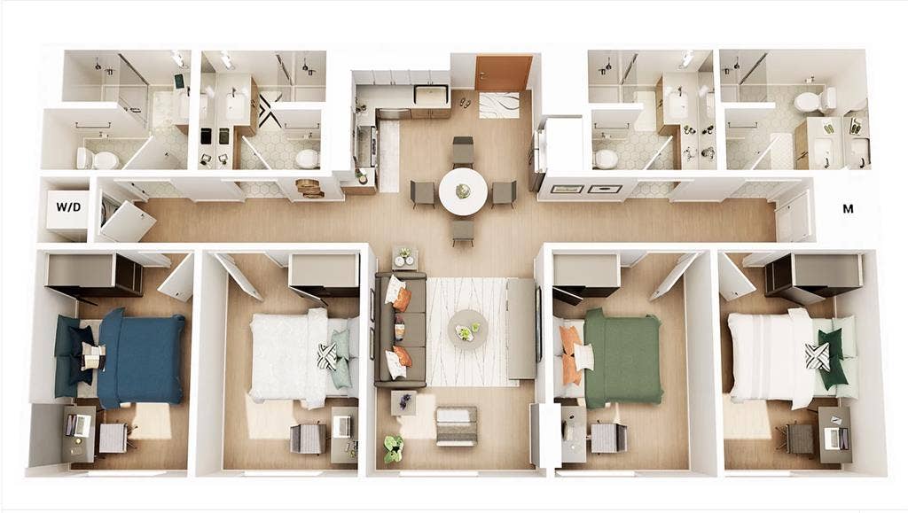 West Campus Room w/ Private Bath