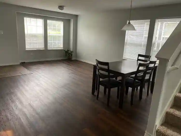 Upstairs open room with shared bath