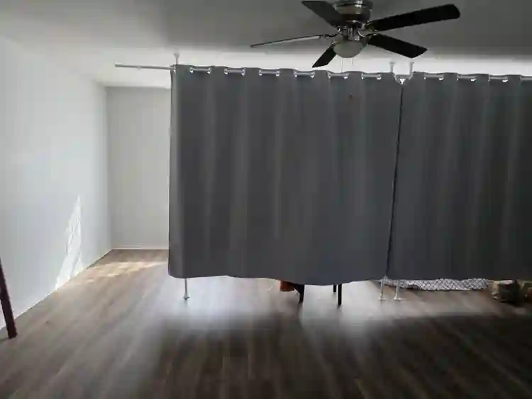 Upstairs open room with shared bath