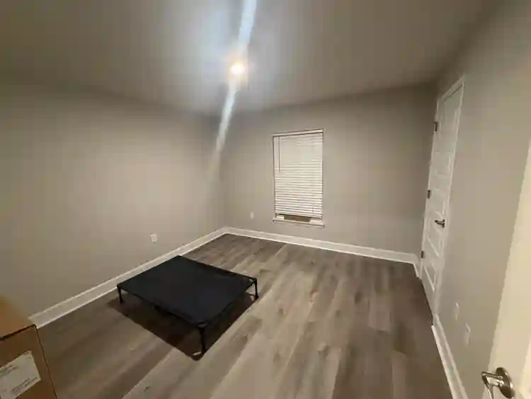 Furnished or unfurnished bedroom