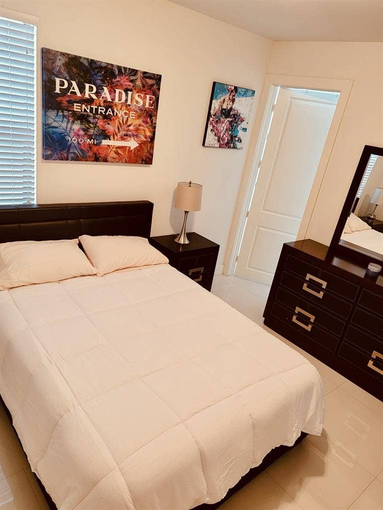 Furnished Master bedroom $