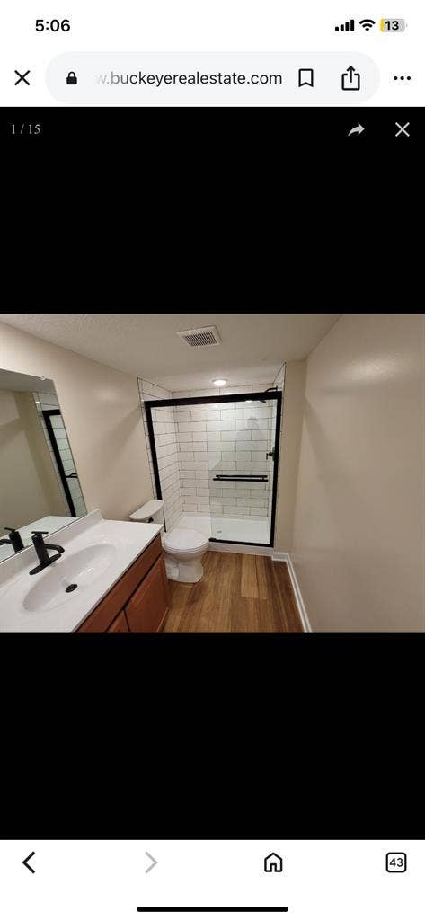 Modern  Bath available Aug ’