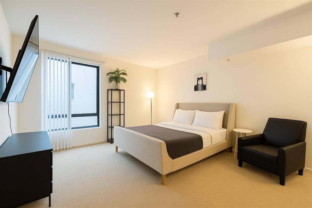 Furnished Bedroom in Luxury BA