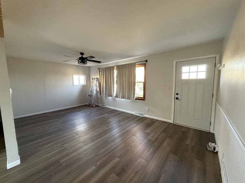 You get 2bedroom living room &amp; park