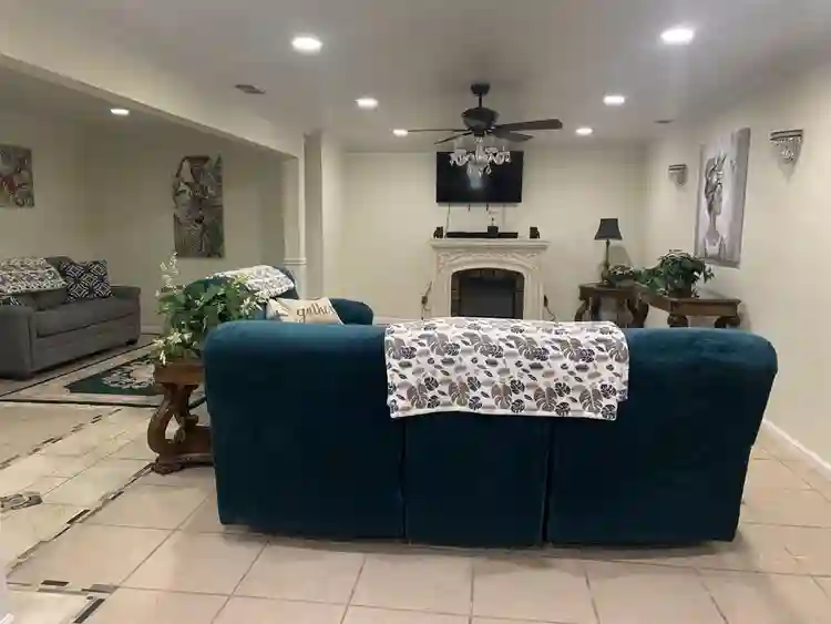 Fully furnished bedroom