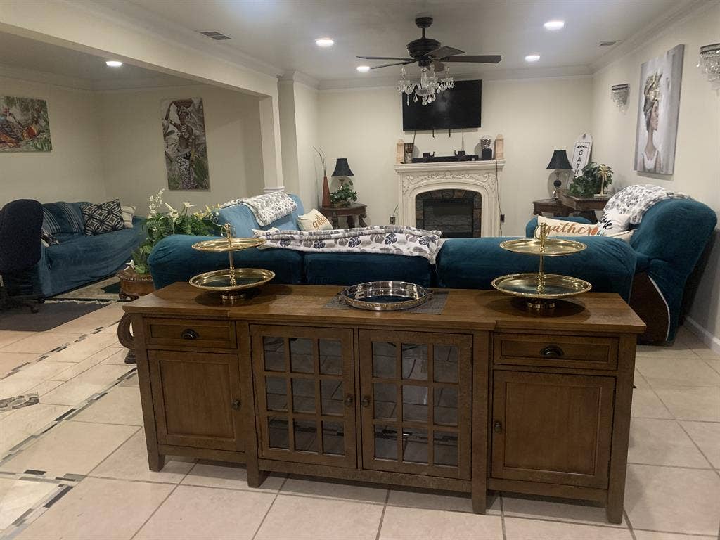 Fully furnished bedroom