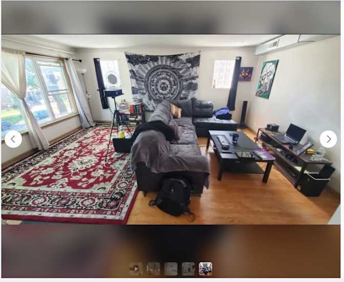 Spacious and comfy furnished room