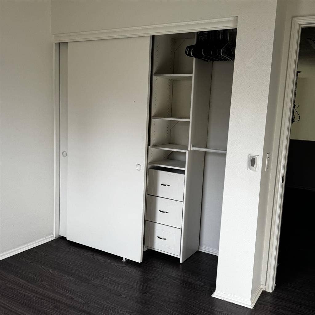 Single room/bathroom or two rooms.