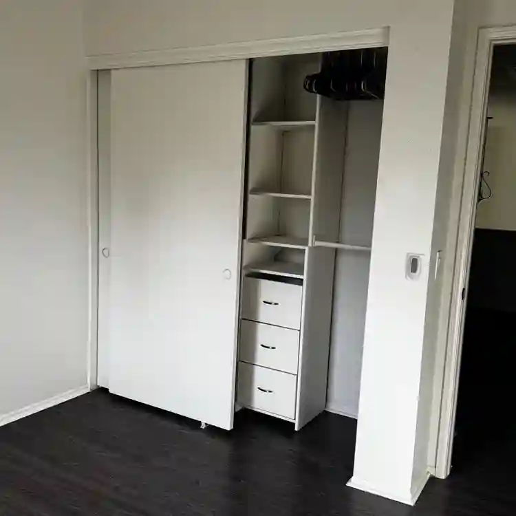 Single room/bathroom or two rooms.