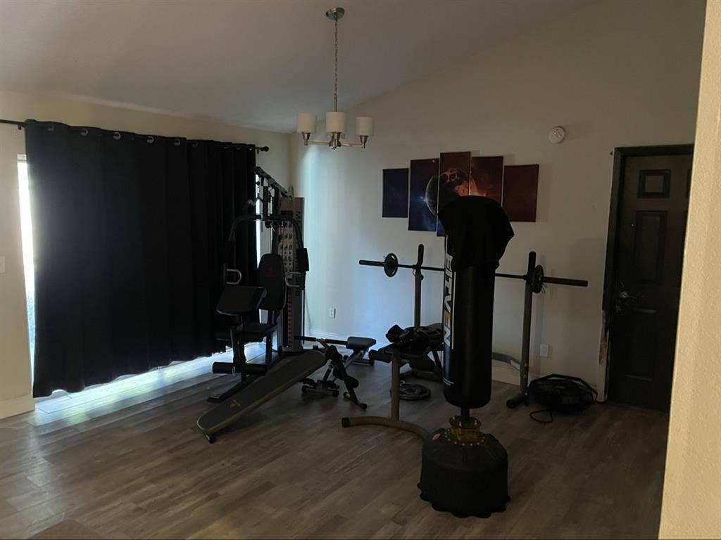 Pool house, chill environment $