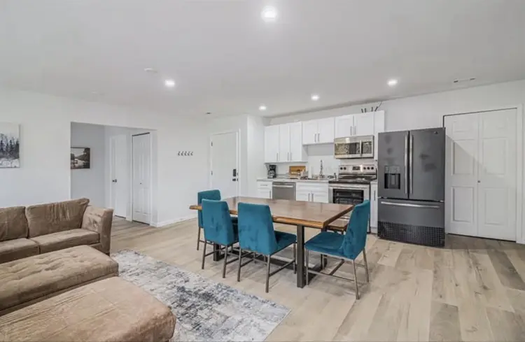 room and private bath
in new house!