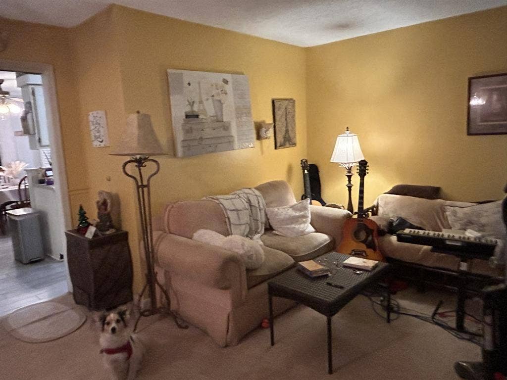 Furnished room with ensuite