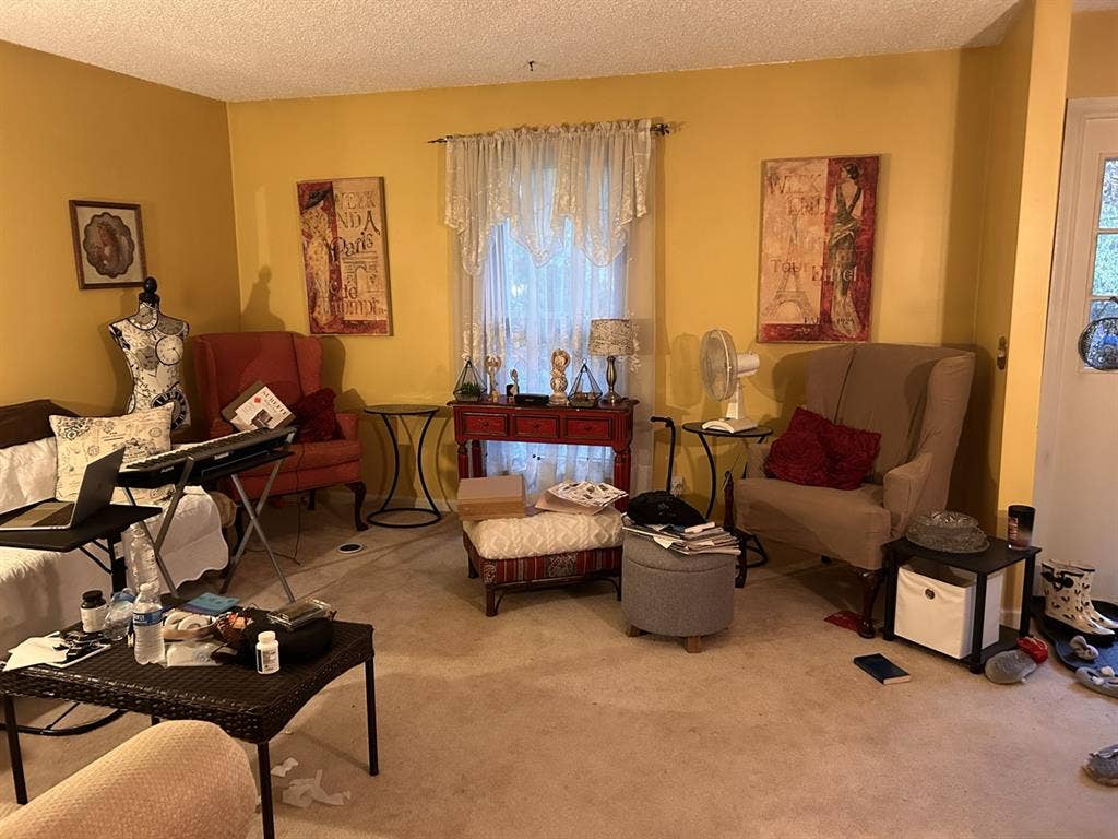 Furnished room with ensuite