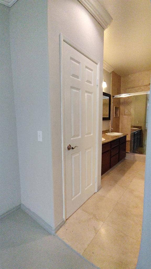 bath laundry in garage