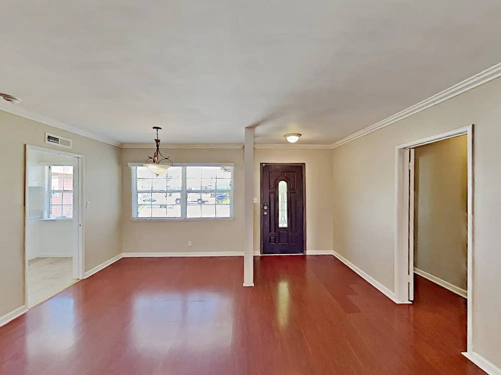 Walk through the front door