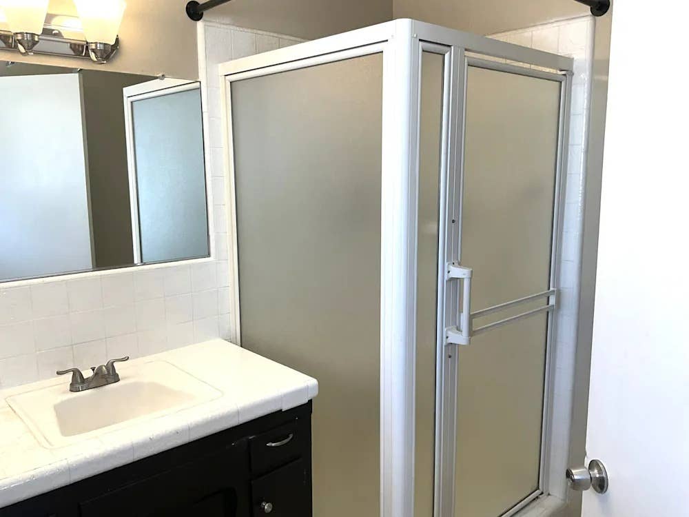 fenced backyard comes complete