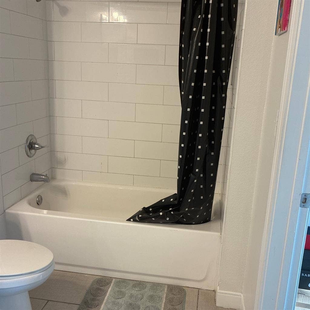 Own private bathroom and bedroom.