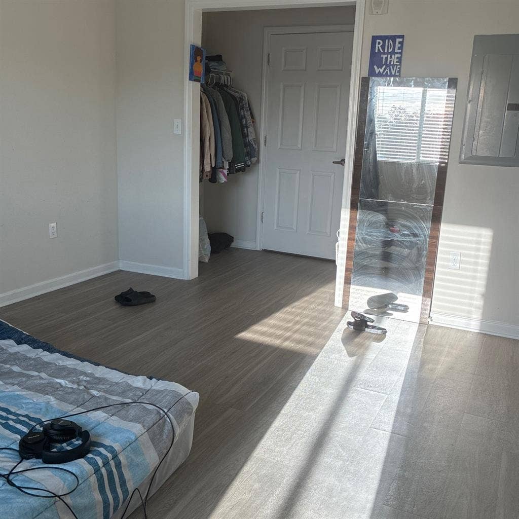 Own private bathroom and bedroom.